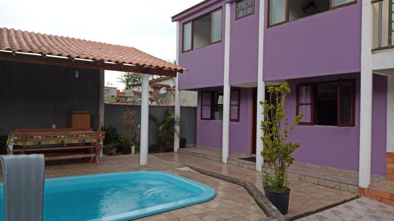 Casa Roxa Com Piscina Em Condominio Araquari Dış mekan fotoğraf