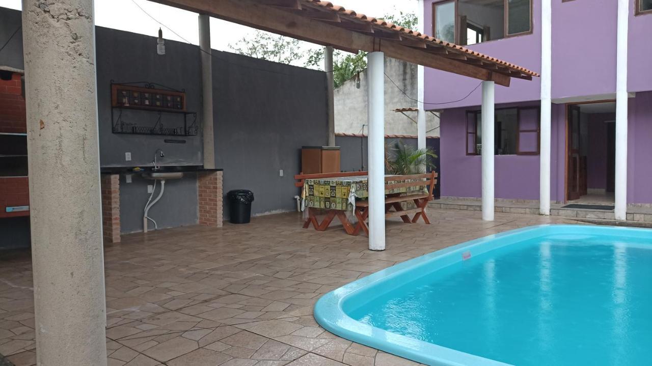 Casa Roxa Com Piscina Em Condominio Araquari Dış mekan fotoğraf