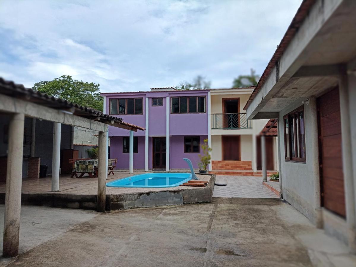 Casa Roxa Com Piscina Em Condominio Araquari Dış mekan fotoğraf